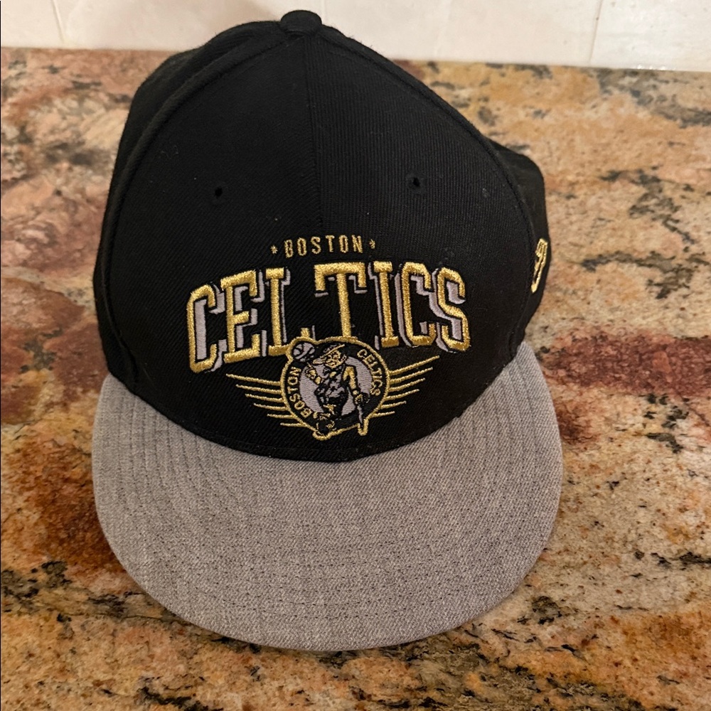 NBA Boston Celtics Black and Gray Hat